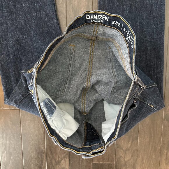 Levi's Denizen Blue Slim Straight 32x30 Denim Men's Jeans - Picture 8 of 14